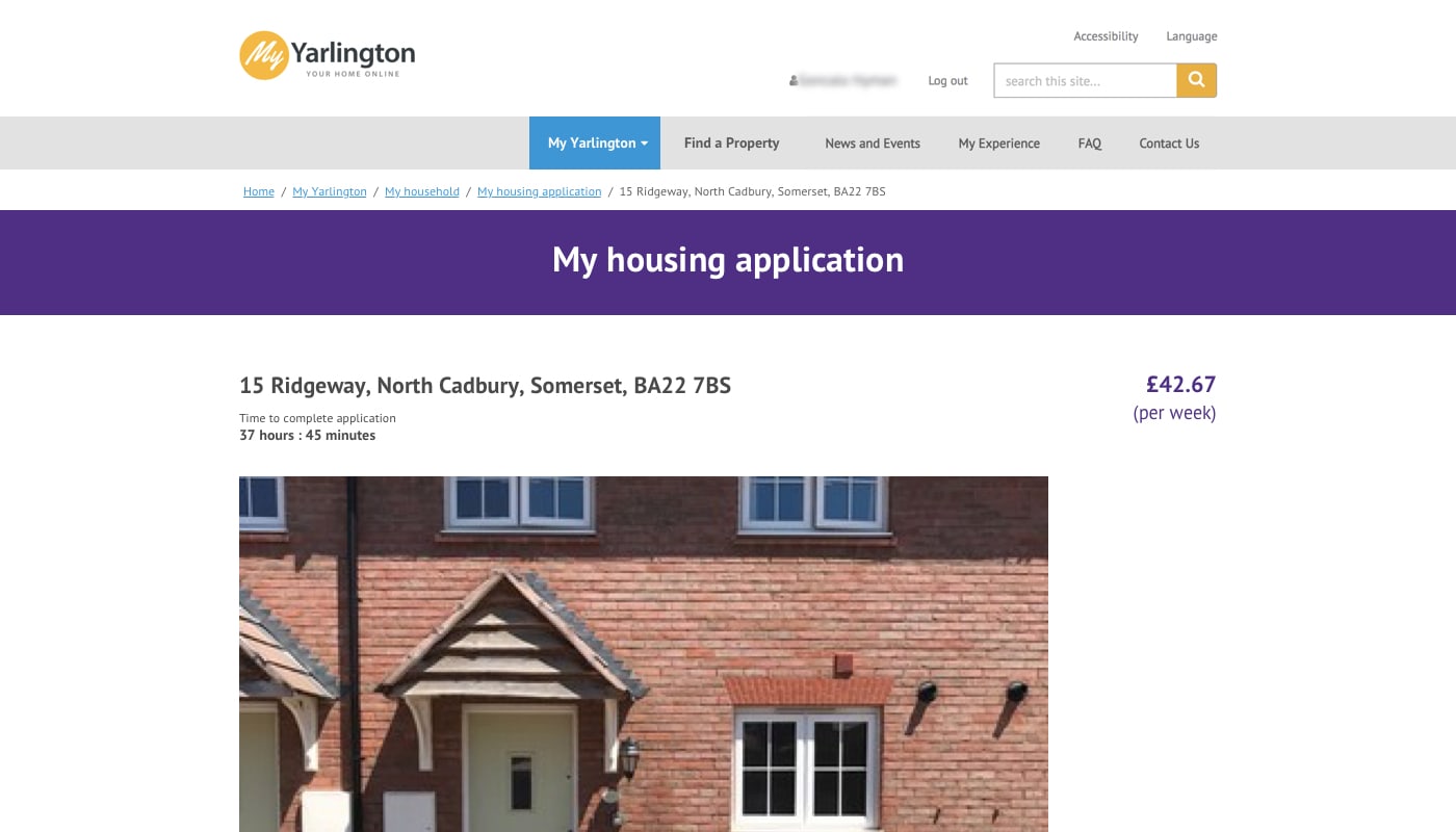 Yarlington's housing viewing system